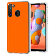 Vivid Orange Print Slim Cover For Samsung Galaxy A (A42, A35, A25, A15, A11, A03S), Print in USA