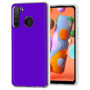 Blue Violet Print Slim Cover For Samsung Galaxy A (A42, A35, A25, A15, A11, A03S), Print in USA