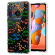 Dinosaur Cute 3 Print Slim Cover For Samsung Galaxy A (A42, A35, A25, A15, A11, A03S), Print in USA