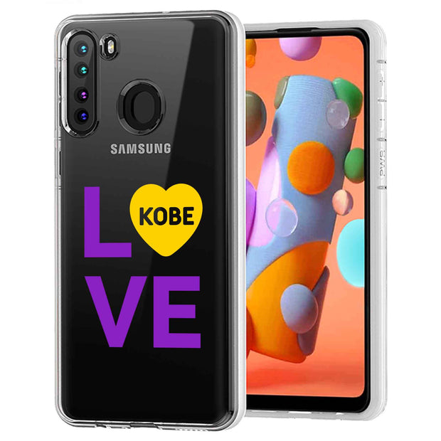 Love Kobe 3 Print Slim Cover For Samsung Galaxy A (A42, A35, A25, A15, A11, A03S), Print in USA