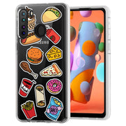 Food Collage Print Slim Cover For Samsung Galaxy A (A42, A35, A25, A15, A11, A03S), Print in USA