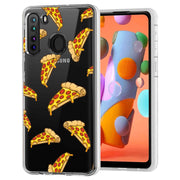 Yummy Pizza Print Slim Cover For Samsung Galaxy A (A42, A35, A25, A15, A11, A03S), Print in USA