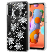 Snowflake 2 Print Slim Cover For Samsung Galaxy A (A42, A35, A25, A15, A11, A03S), Print in USA