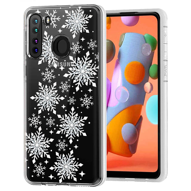 Snowflake 2 Print Slim Cover For Samsung Galaxy A (A42, A35, A25, A15, A11, A03S), Print in USA