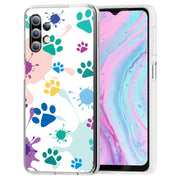 Paw Color 2 Print Slim Cover For Samsung Galaxy A (A42, A35, A25, A15, A11, A03S), Print in USA