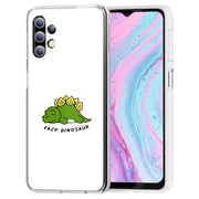 Lazy Dinosaur Print Slim Cover For Samsung Galaxy A (A42, A35, A25, A15, A11, A03S), Print in USA