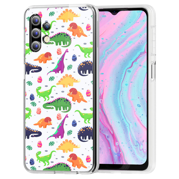 Dinosaur 7 Print Slim Cover For Samsung Galaxy A (A42, A35, A25, A15, A11, A03S), Print in USA