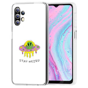 Alien Weird Print Slim Cover For Samsung Galaxy A (A42, A35, A25, A15, A11, A03S), Print in USA