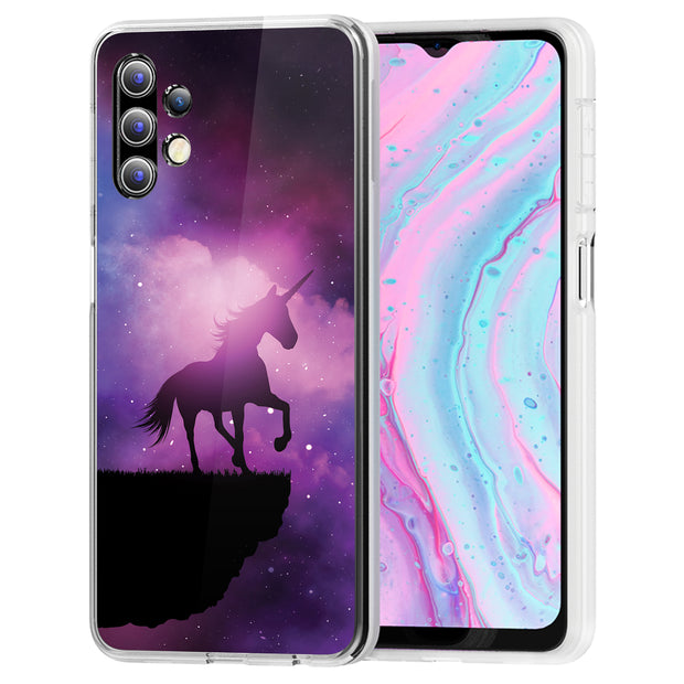 Unicorn Galaxy Print Slim Cover For Samsung Galaxy A (A42, A35, A25, A15, A11, A03S), Print in USA