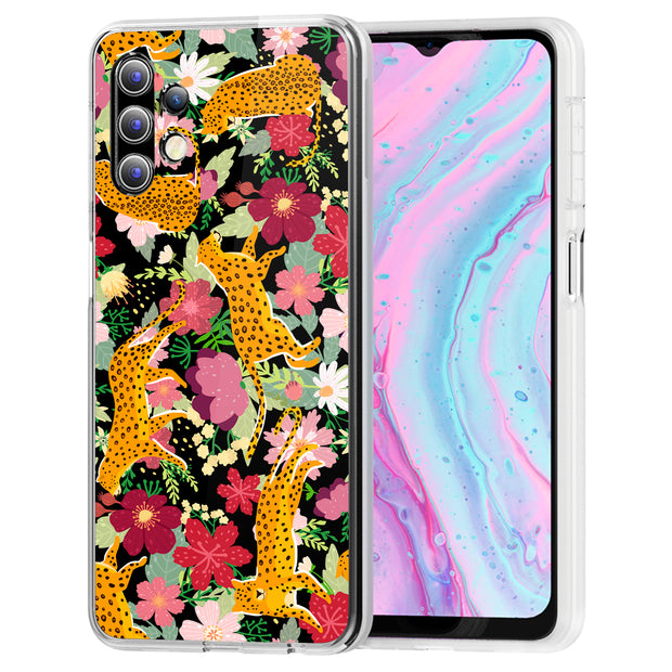 Leopard Cheetah Print Slim Cover For Samsung Galaxy A (A42, A35, A25, A15, A11, A03S), Print in USA