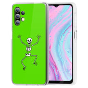 Skeleton Dance Print Slim Cover For Samsung Galaxy A (A42, A35, A25, A15, A11, A03S), Print in USA