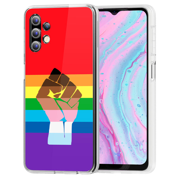 BLM Pride Print Slim Cover For Samsung Galaxy A (A42, A35, A25, A15, A11, A03S), Print in USA