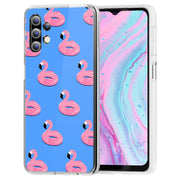 Cute Flamingo Print Slim Cover For Samsung Galaxy A (A42, A35, A25, A15, A11, A03S), Print in USA