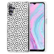 Polka Dots Blk Print Slim Cover For Samsung Galaxy A (A42, A35, A25, A15, A11, A03S), Print in USA