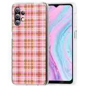 Plaid Grid Line Print Slim Cover For Samsung Galaxy A (A42, A35, A25, A15, A11, A03S), Print in USA