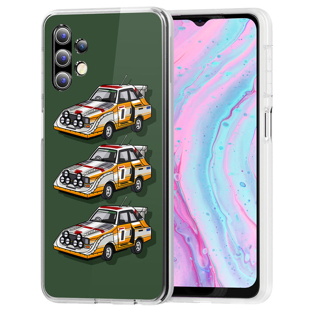 Audi Quattro Print Slim Cover For Samsung Galaxy A (A42, A35, A25, A15, A11, A03S), Print in USA