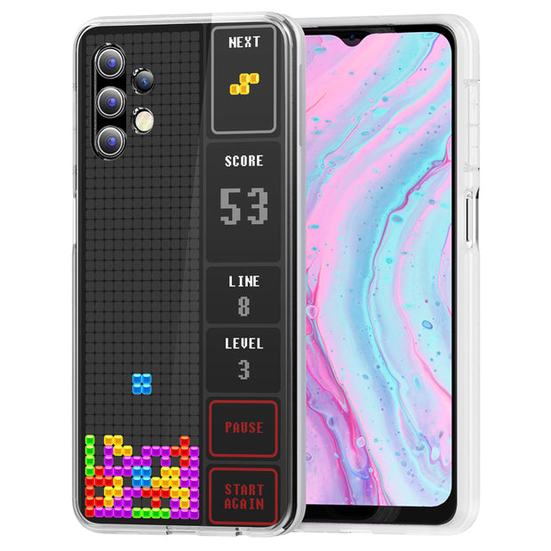 Retro Games 2 Print Slim Cover For Samsung Galaxy A (A42, A35, A25, A15, A11, A03S), Print in USA