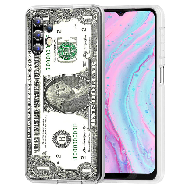 One Dollar Bill Print Slim Cover For Samsung Galaxy A (A42, A35, A25, A15, A11, A03S), Print in USA