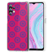 Flower Pink Print Slim Cover For Samsung Galaxy A (A42, A35, A25, A15, A11, A03S), Print in USA