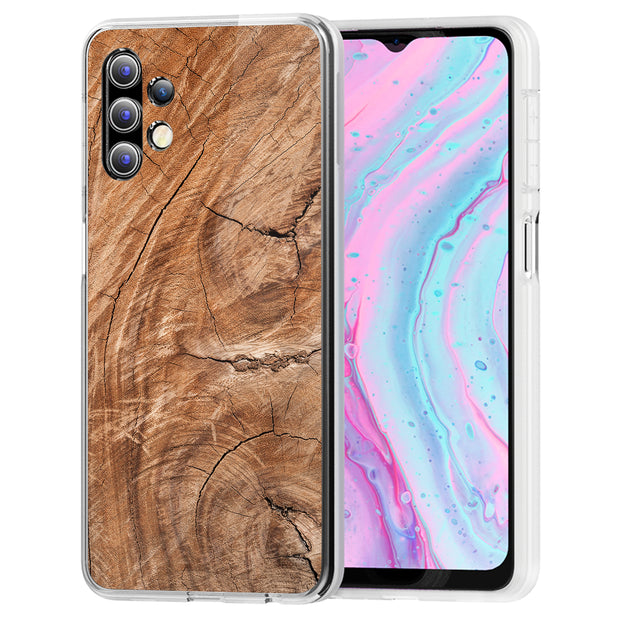 Wood 18 Print Slim Cover For Samsung Galaxy A (A42, A35, A25, A15, A11, A03S), Print in USA