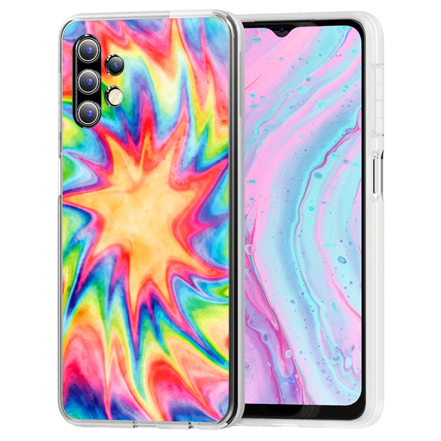 Tie Dye Trippy Print Slim Cover For Samsung Galaxy A (A42, A35, A25, A15, A11, A03S), Print in USA