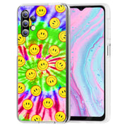 Tie Dye Smile Print Slim Cover For Samsung Galaxy A (A42, A35, A25, A15, A11, A03S), Print in USA