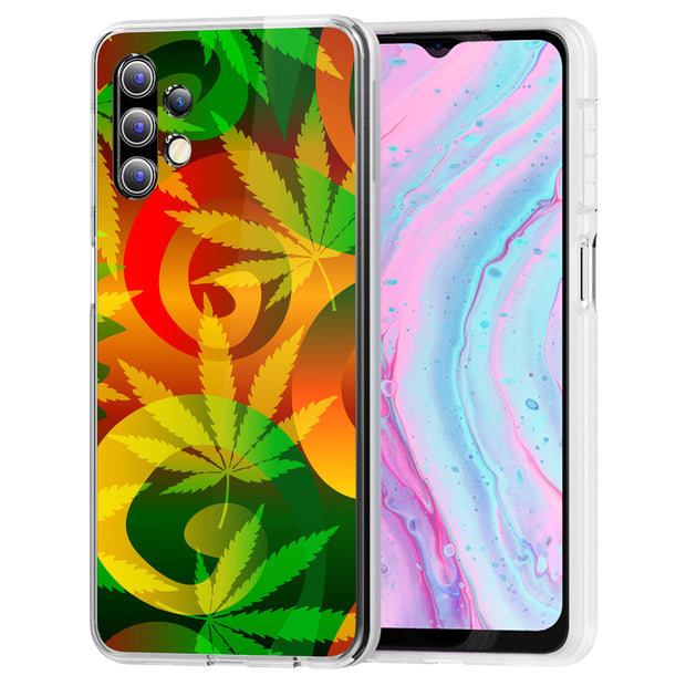 Marijuana Art Print Slim Cover For Samsung Galaxy A (A42, A35, A25, A15, A11, A03S), Print in USA