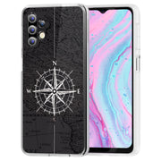 Map Compass Print Slim Cover For Samsung Galaxy A (A42, A35, A25, A15, A11, A03S), Print in USA