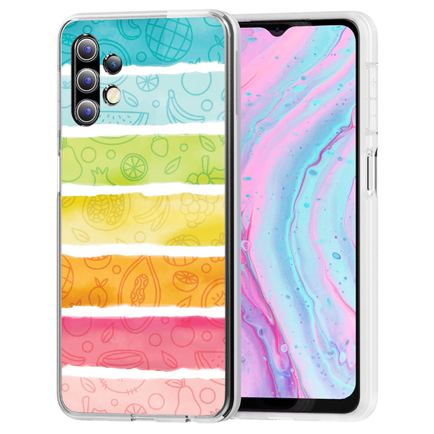 Color Fruit Print Slim Cover For Samsung Galaxy A (A42, A35, A25, A15, A11, A03S), Print in USA