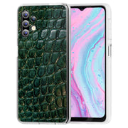 Green Alligator Print Slim Cover For Samsung Galaxy A (A42, A35, A25, A15, A11, A03S), Print in USA