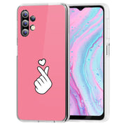 Finger Heart Print Slim Cover For Samsung Galaxy A (A42, A35, A25, A15, A11, A03S), Print in USA