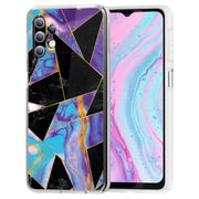 Purple Marble Print Slim Cover For Samsung Galaxy A (A42, A35, A25, A15, A11, A03S), Print in USA