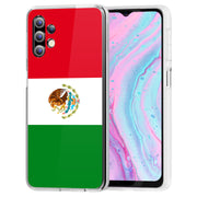 Flag Mexico Print Slim Cover For Samsung Galaxy A (A42, A35, A25, A15, A11, A03S), Print in USA