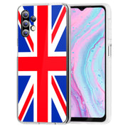 Flag UK Print Slim Cover For Samsung Galaxy A (A42, A35, A25, A15, A11, A03S), Print in USA