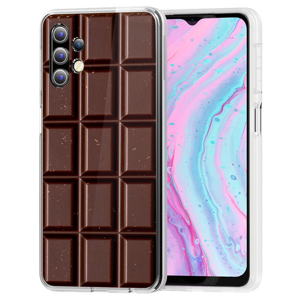 Chocolate Print Slim Cover For Samsung Galaxy A (A42, A35, A25, A15, A11, A03S), Print in USA