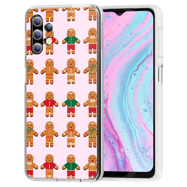 Gingerbread Man Print Slim Cover For Samsung Galaxy A (A42, A35, A25, A15, A11, A03S), Print in USA