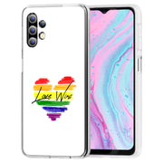 Rainbow Love 2 Print Slim Cover For Samsung Galaxy A (A42, A35, A25, A15, A11, A03S), Print in USA