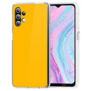 Yellow Orange Print Slim Cover For Samsung Galaxy A (A42, A35, A25, A15, A11, A03S), Print in USA