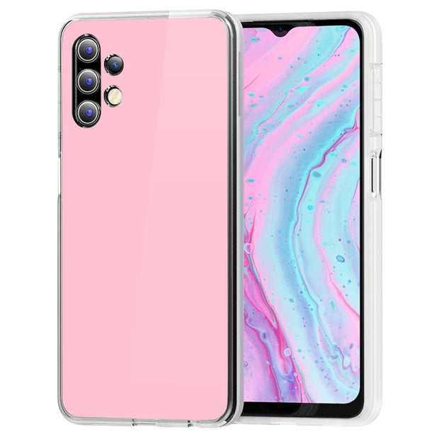 Light Pink Print Slim Cover For Samsung Galaxy A (A42, A35, A25, A15, A11, A03S), Print in USA