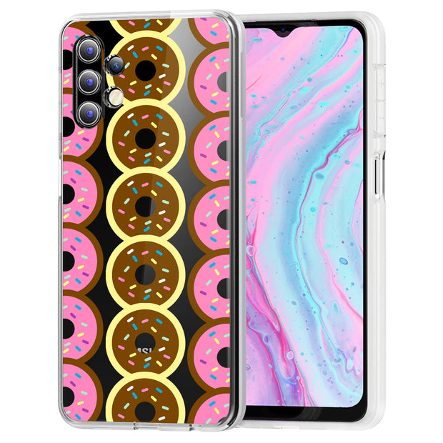 Donuts Print Slim Cover For Samsung Galaxy A (A42, A35, A25, A15, A11, A03S), Print in USA