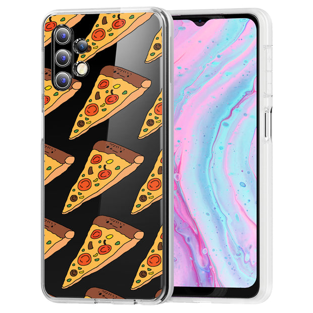 Pizza Print Slim Cover For Samsung Galaxy A (A42, A35, A25, A15, A11, A03S), Print in USA