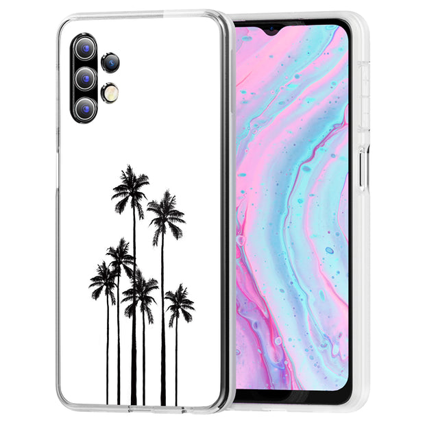 Palm Trees Print Slim Cover For Samsung Galaxy A (A42, A35, A25, A15, A11, A03S), Print in USA