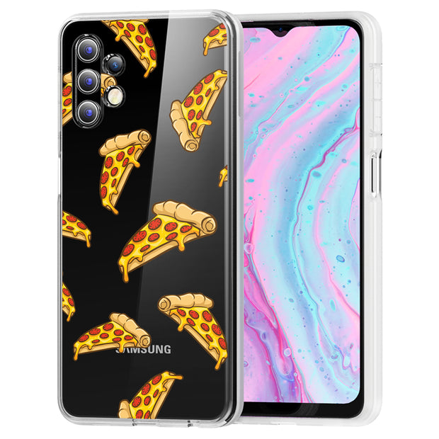 Yummy Pizza Print Slim Cover For Samsung Galaxy A (A42, A35, A25, A15, A11, A03S), Print in USA