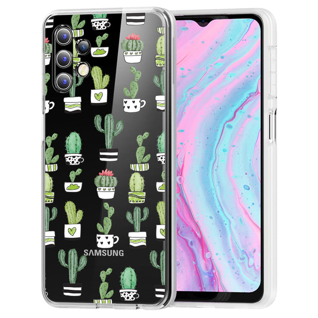 Cute Cactus  Print Slim Cover For Samsung Galaxy A (A42, A35, A25, A15, A11, A03S), Print in USA