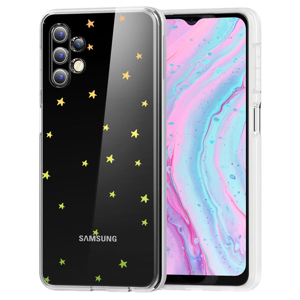 Star RainBow Print Slim Cover For Samsung Galaxy A (A42, A35, A25, A15, A11, A03S), Print in USA