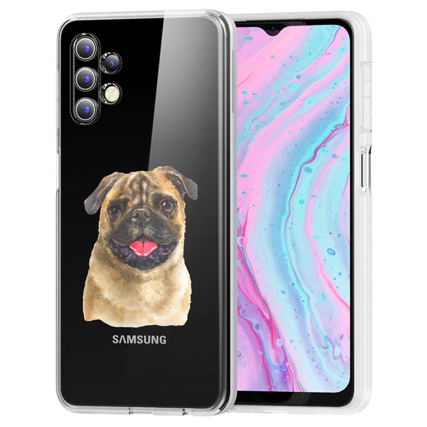 Dog Painting j Print Slim Cover For Samsung Galaxy A (A42, A35, A25, A15, A11, A03S), Print in USA