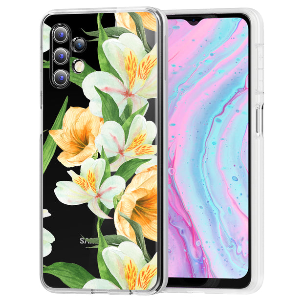 Flower 10 Print Slim Cover For Samsung Galaxy A (A42, A35, A25, A15, A11, A03S), Print in USA