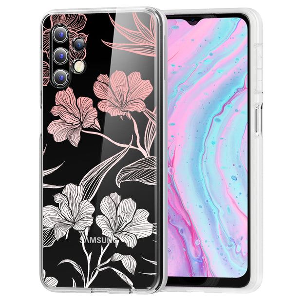 Flower 12 Print Slim Cover For Samsung Galaxy A (A42, A35, A25, A15, A11, A03S), Print in USA