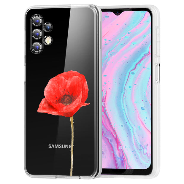 Flower 13 Print Slim Cover For Samsung Galaxy A (A42, A35, A25, A15, A11, A03S), Print in USA