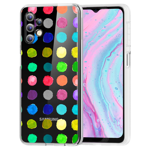 Polka Dot 15 Print Slim Cover For Samsung Galaxy A (A42, A35, A25, A15, A11, A03S), Print in USA